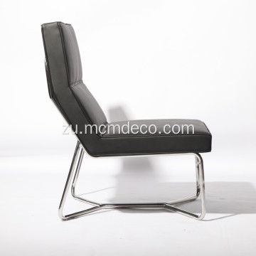 Isihlalo se-X Metal Tubular Base Leather Armless